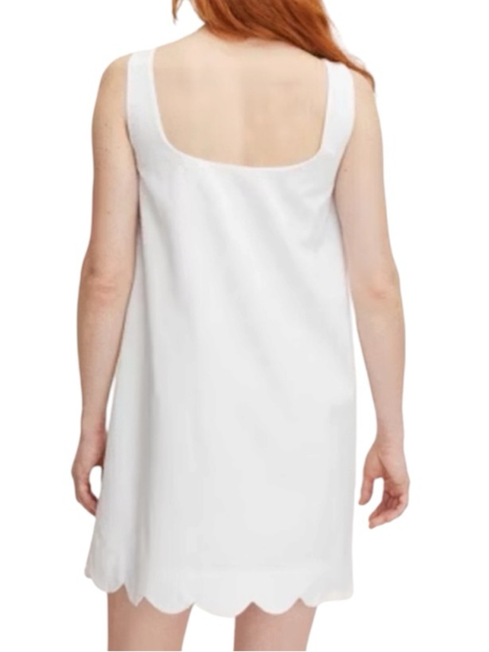 Kate Spade x Target White Scalloped Mini Shift Dress Size XL NWT - Picture 2 of 7